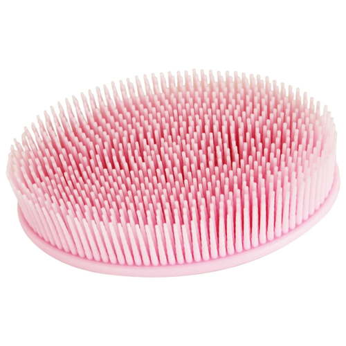 2.75*4.72 Inch Baby Bath Brush, Baby Cradle Cap Brush, Silicone Massage Brush, Silicone Scrubbers Exfoliator Brush | The Baby Skin Scrubbers Baby Essential for Dry Skin, Cradle Cap and Eczema