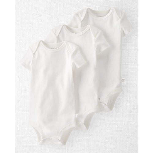 Baby 3-Pack Organic Cotton Rib Bodysuits - Little Planet | Carter's