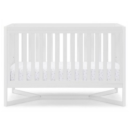 Delta Children Tribeca 4-in-1 Baby Convertible Crib, Color: Bianca White