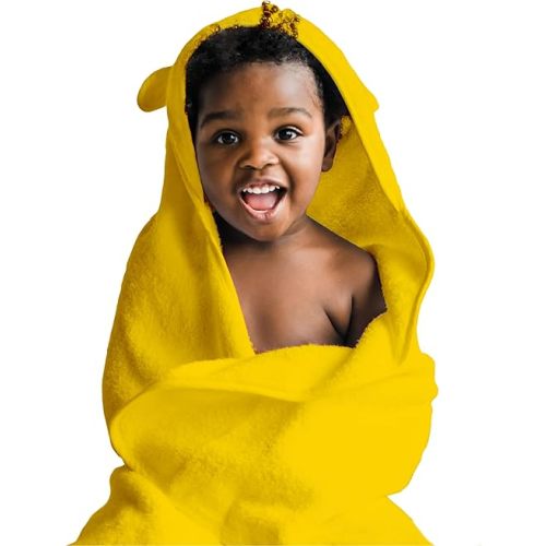 Natemia Premium Hooded Baby Bath Towels - 100% Turkish Organic Cotton, Award Winning Baby Towels with Hood, Soft on Sensitive Skin, Toddler Towel for Boys and Girls, Registry Search