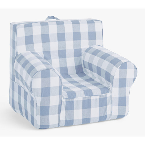 Kids Anywhere Chair®, Chambray Blue Twill with Buffalo Check