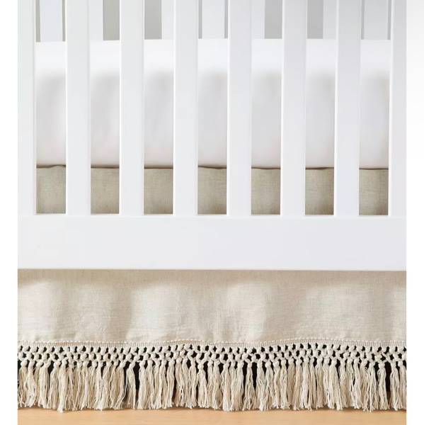 Macramé Crib Skirt