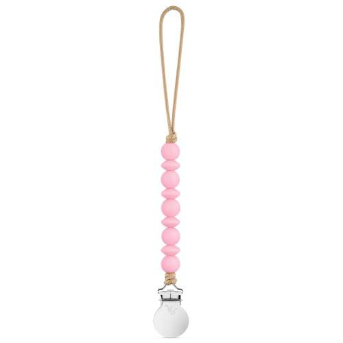 Olivia Cutie Clip - Beaded Teething Pacifier Clip