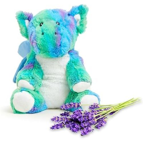 warmies Baby Dragon Heatable and Coolable Weighted Stuffed Animal Plush - Comforting Lavender Aromatherapy Animal Toys - Relaxing Weighted Stuffed Animals for Anxiety