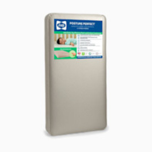 Sealy Posture Perfect 2- Stage Crib And Toddler Mattress - White Windsor Pearl