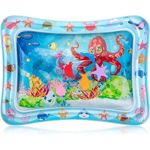 Mr. Pen- Inflatable Tummy Time Water Mat, Water Mat for Babies, Infant Water Mat, Baby Water Pad, Water Tummy Time Mat, Baby Water Mat Tummy Time, Baby Mat for Floor Tummy Time