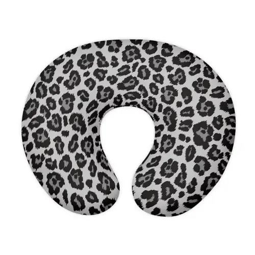Leopard Nursing Pillow Cover for Infant Removable Neutral Breastfeeding Pillow Cover with Hidden Zipper Soft Stretchy Breastfeeding Pillow Slipcover