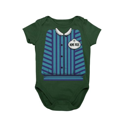 Baby Haunted Cast Member Halloween Costume Bodysuit | Baby Mansion Maid Cosplay Costume | MNSSHP Unique Costume| Baby First Visit | Gift