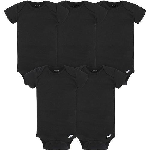 Gerber Baby-Girls 5-Pack Solid Onesies Bodysuits