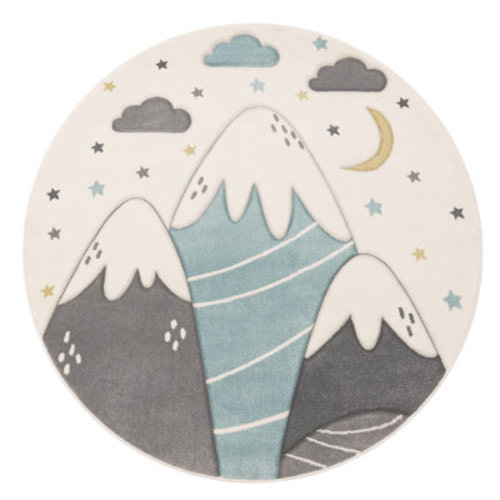 Isabelle & Max™ Bardon Blue/Gray Baby & Kids Rugs | Wayfair
