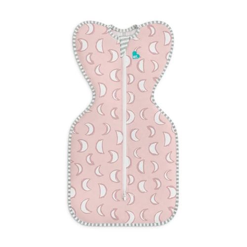 Love to Dream Swaddle UP, Sleep Sack 0-3 Months, Self-Soothing, Improves Sleep, Snug Fit Helps Calm Startle Reflex, Baby Essentials Must Haves Newborn, 1.0 TOG, 8-13 lbs, Eclipse Pink