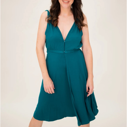 Juliet Labor & Postpartum Gown in Deep Teal-Limited Time – Lila