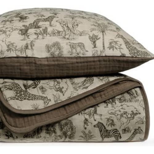 Organic Cotton Muslin Quilt & Sham Set
