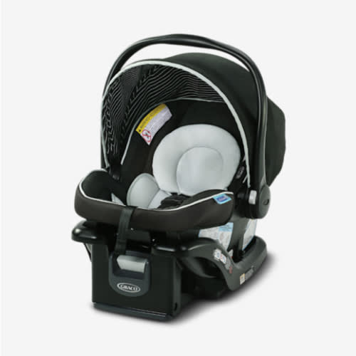 Graco SnugRide Lite LX Infant Car Seat, Lightweight Rear-Facing Seat for Babies 4–30 lb, 4-Position Adjustable Base, LATCH Installation & ProtectPlus Engineered, Studio