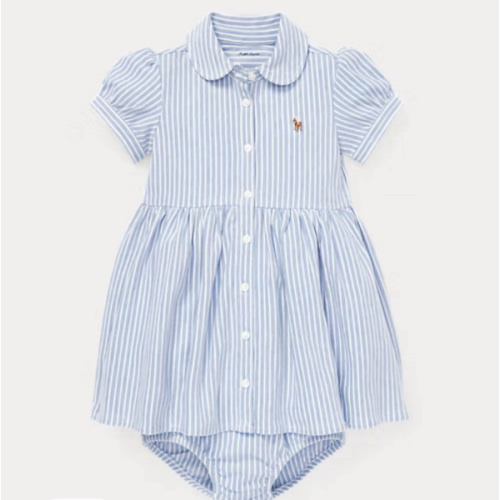 Striped Knit Oxford Dress & Bloomer | Ralph Lauren
