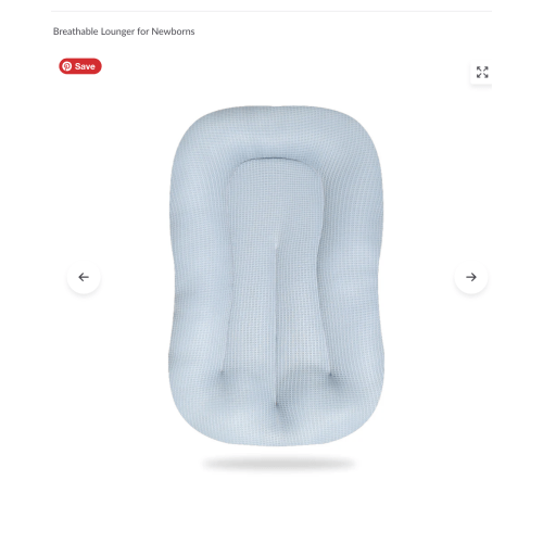 3D-Touch Breathable Lounger for Newborns