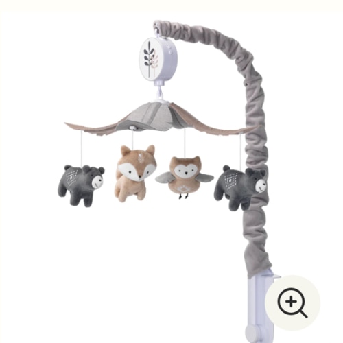Woodland Forest Musical Baby Crib Mobile