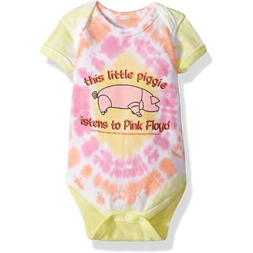 Liquid Blue baby-boys Pink Floyd This Little Piggy Onesie