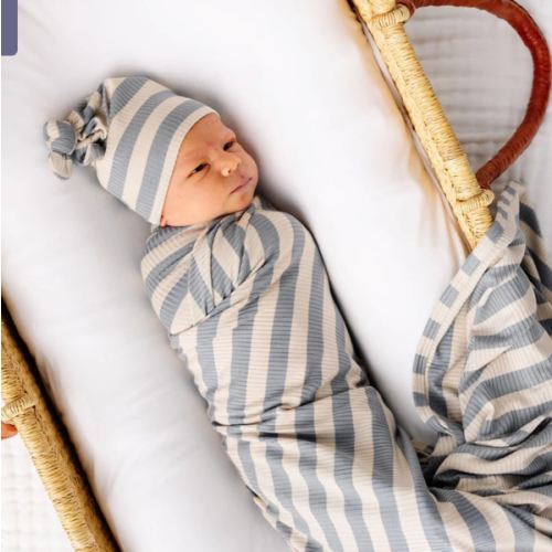 Lincoln Ribbed Swaddle Blanket – Lou Lou & Company
