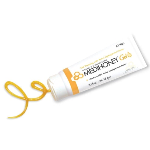 MEDIHONEY Wound and Burn Dressing Gel 0.5 ounce Tube Leptospermum Honey