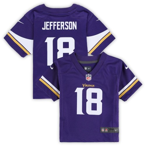 Infant Minnesota Vikings Justin Jefferson Nike Purple Player Game Jersey
