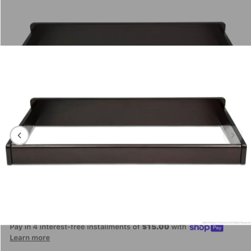 Delta children’s changing table topper