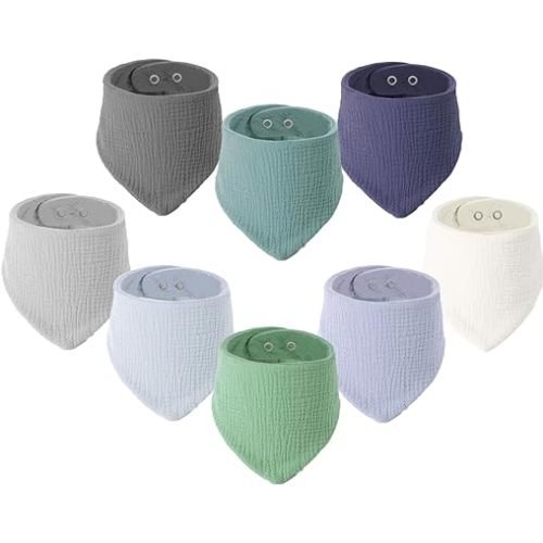 Muslin Baby Bibs for Baby Boys and Girls,Baby Muslin bibs