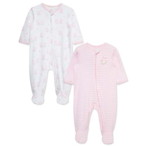 Cuddly Bunnies Footies (2-Pack)