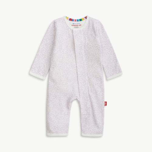 lilac foliage organic cotton magnetic coverall – Magnetic Me
