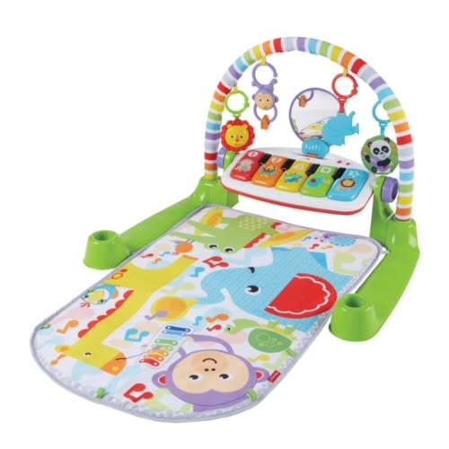 Fisher-Price Deluxe Kick & Play Piano Gym - Green