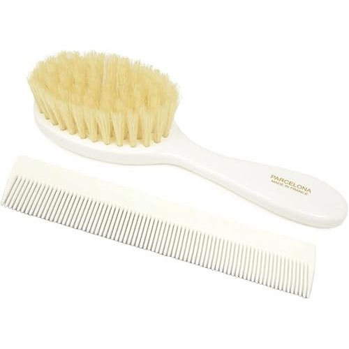 Parcelona Baby Brush + Comb Set