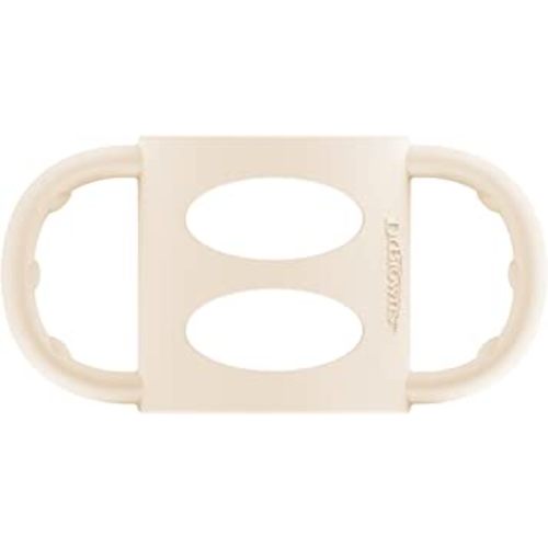 Dr. Brown’s® Milestones™ 100% Silicone Baby Bottle Handles, Narrow, Ecru, 1 Pack, 4m+