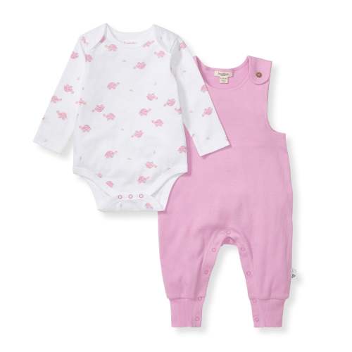 Tortoise Baby Girl Jumpsuit & Bodysuit Set – Burt's Bees Baby