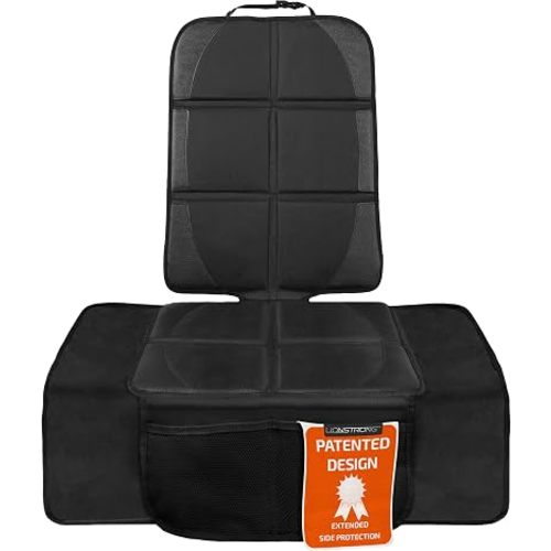 Car Seat Protector - Extra Big [ISOFIX Compatible] - Black