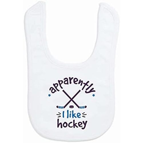 ChalkTalkSPORTS Hockey Baby & Infant Bibs | Soft Microfiber Ice Hockey Baby Bibs