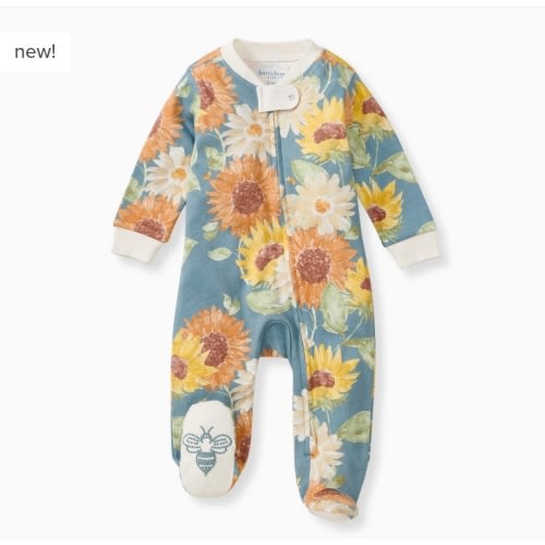Sunflowers Organic Cotton Sleep & Play – Burt's Bees Baby