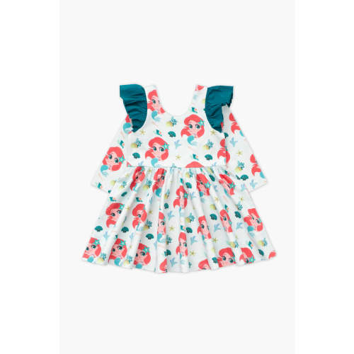 Monica + Andy - Double Ruffle Let's Dance Dress - 4T Ariel