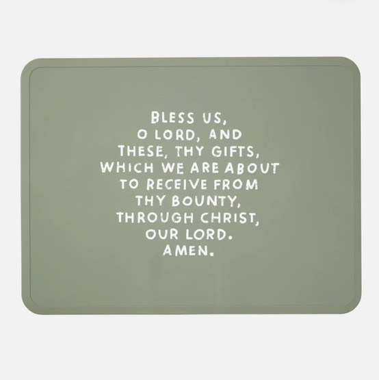 Meal Blessing Silicone Placemat
