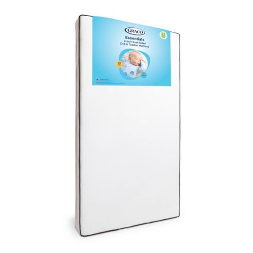Graco Essentials 6" Dual-Sided Baby Crib and Toddler Bed Mattress: Firm, Waterproof Removable Cover, 8 lbs