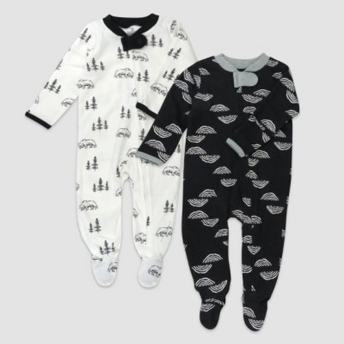 Honest Baby 2pk Organic Cotton Rainbow Sleep N' Play - 6-9m