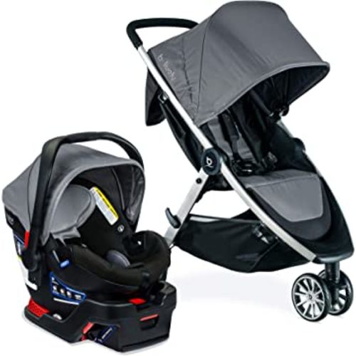 Britax B-Lively & B-Safe Gen2 Flexfit Travel System, Fog SafeWash , 2 Piece Set