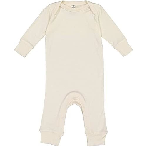 RABBIT SKINS Baby Long Sleeve Long Leg Bodysuit Boy & Girl | Newborn 0-3 to 24 Months