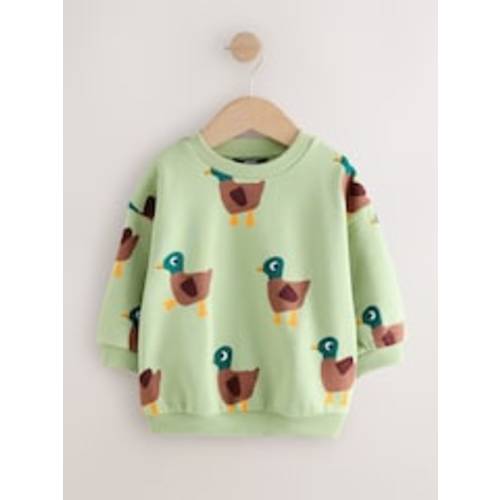 Buy Green Ducks All Over Printed Crew Neck Sweat Top (3mths-7yrs) from Next USA