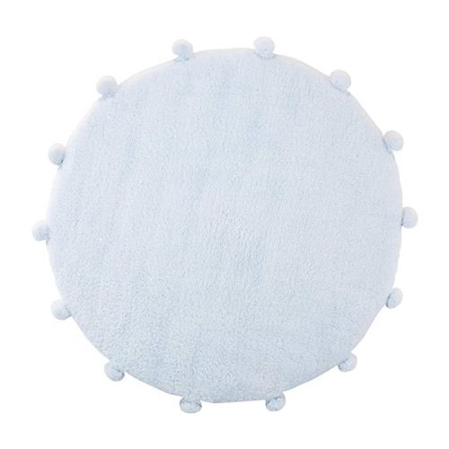 Pom Sherpa Play Mat- Blue