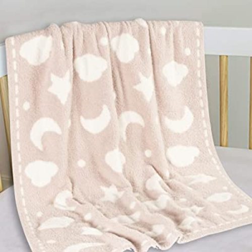 Kid Nation Baby Blankets for Girls & Boys - Soft Plush Crib & Stroller Blanket, 40"X30" Newborn to Toddler