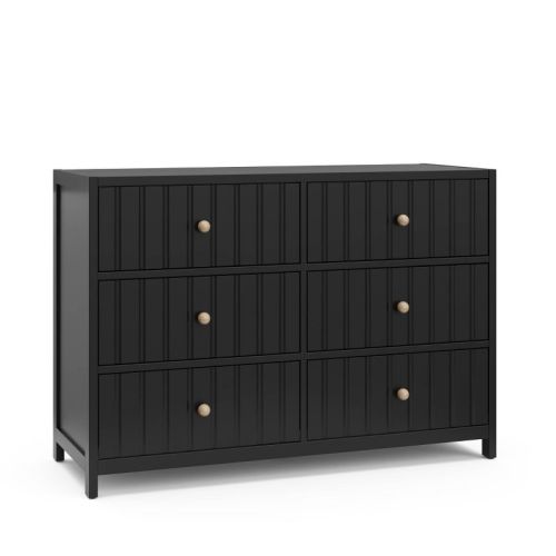 Graco Teddi 6-drawer Double Dresser - Black