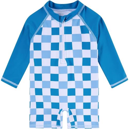 Rash Guard Swimsuit UPF 50+ One Piece Beach Swimwear Bathing Suits 3-36 Months