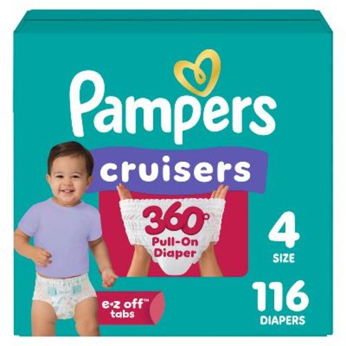 Pampers Cruisers 360 Diapers - (Select Size and Count)