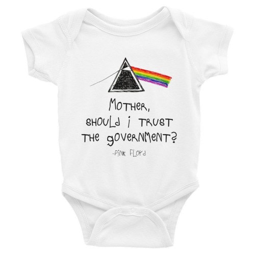 Baby Pink Floyd | Mother Should I Trust The Government? | Baby bodysuit