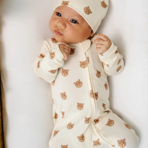 Teddy Zipper Footies